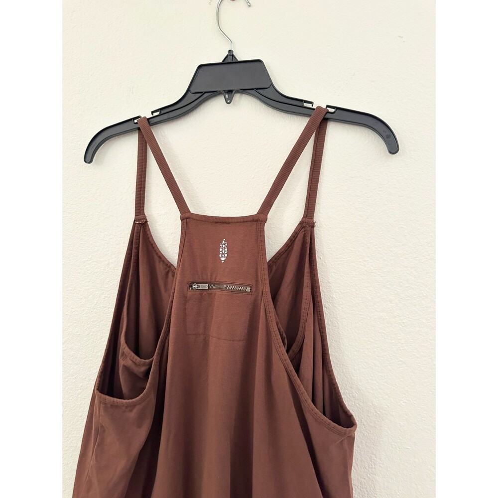 Free People Movement Hot Shot Mini Dress Unitard Lined Brown Women's XL X-Large - Picture 8 of 9